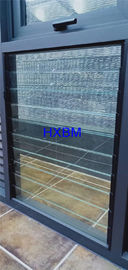 固定セキュリティ画面が付いているAS2047標準的なガラス ルーバー アルミニウム開き窓Windows